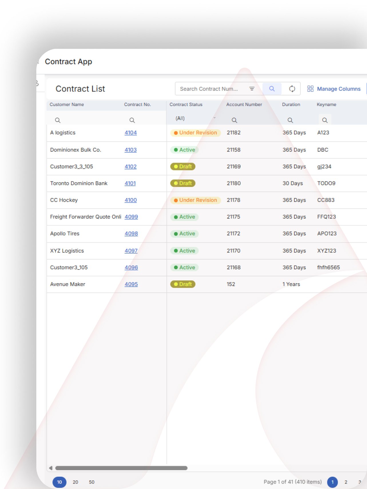 TMS Customer Management