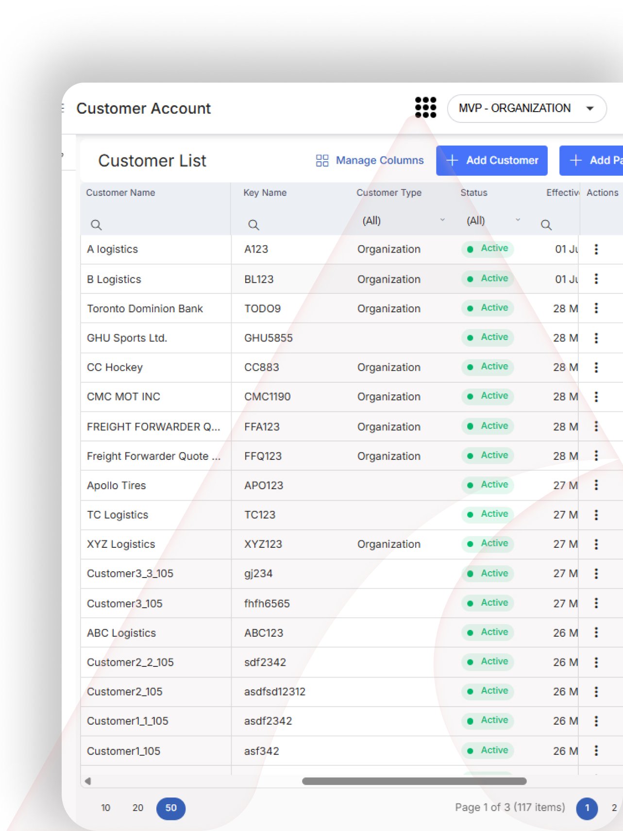 Transportation Customer Management Software