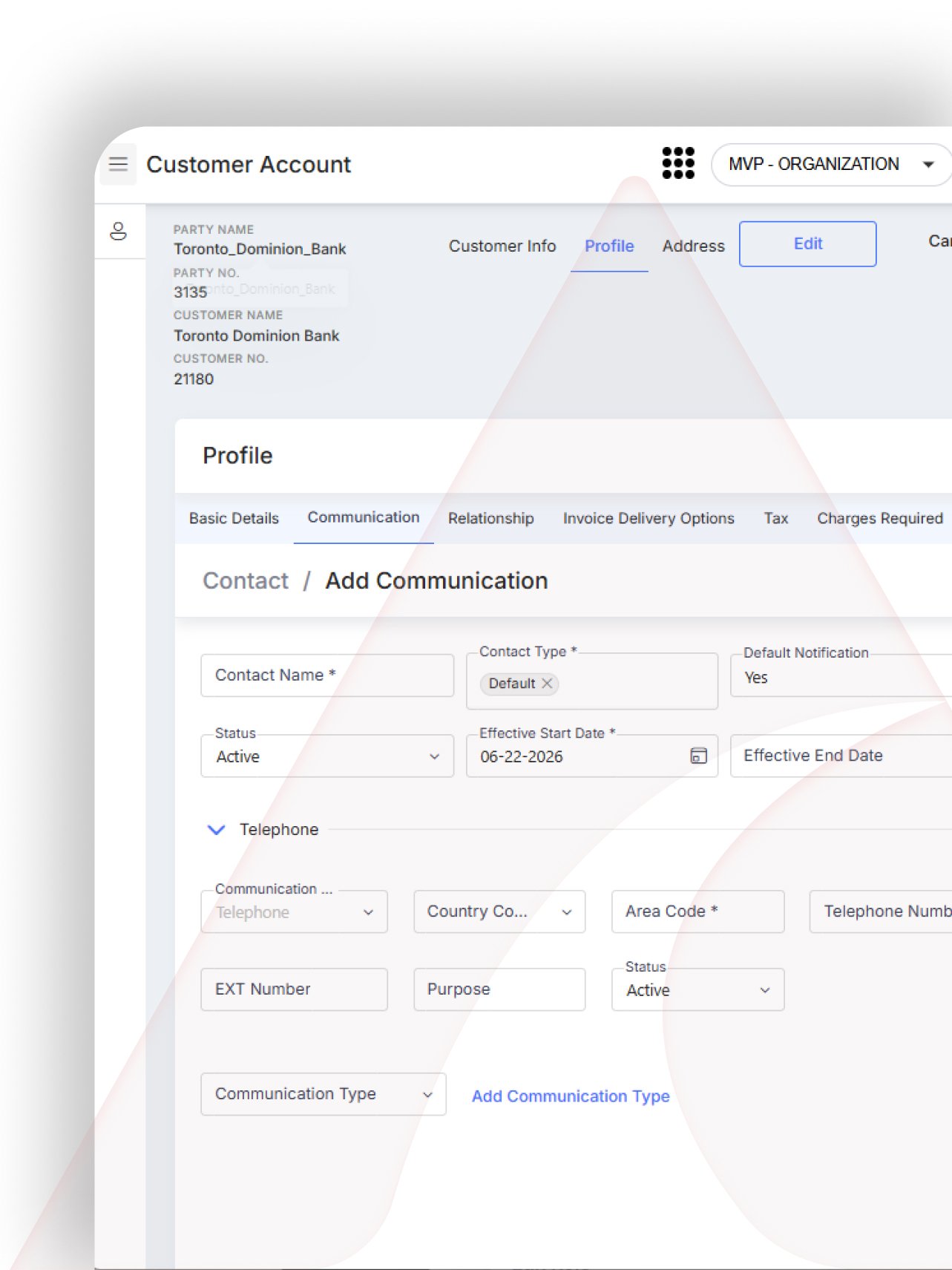 Transportation Customer Management System